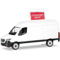 HERPA MiniKit: Mercedes-Benz Sprinter `18 Kasten Hochdach, weiß