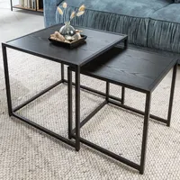 Riess-Ambiente Slim Line Schwarz Esche 50 x 50 cm