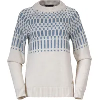 Bergans Damen Nordmarka Merino Pullover (Größe M, weiss)