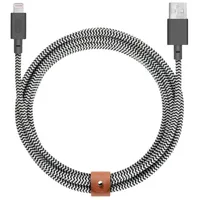 Native Union Belt Cable USB-A to Lightning 3m Zebra