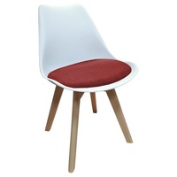 Hti-Living HTI-Living, Stühle, Stuhl Atlanta Weiss, Webstoff Rot -
