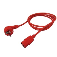 Roline Netzkabel, gerade IEC-Buchse, rot, 1,8 m