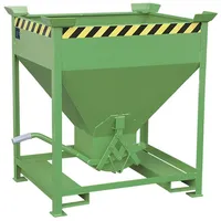 Bauer Südlohn Silobehälter SG 375, lackiert, Resedagrün