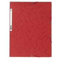 Exacompta Eckspanner 55505E, A4 Karton rot