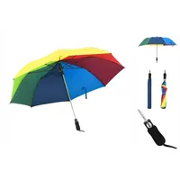 VidaXL Faltbarer Regenschirm Automatisch Mehrfarbig 124 cm
