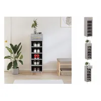 VidaXL Schuhschrank Grau Sonoma 30x35x105 cm Holzwerkstoff (829666)
