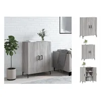 VidaXL Sideboard Grau Sonoma 69,5x34x90 cm Holzwerkstoff
