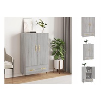 VidaXL Highboard 69,5 x 115 x 31 cm grau