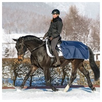 Bucas Quarter Sheet Ausreitdecke Navy 125
