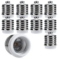 Kwmobile 10x Lampensockel Adapter Konverter - E40 Fassung auf