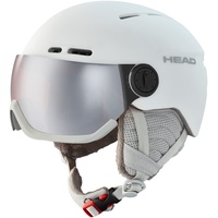 Head QUEEN Visier Skihelm für Erwachsene, Frauen, White, XS/S