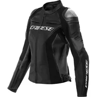 Dainese Racing 4 Damen Motorrad Lederjacke, schwarz, 40