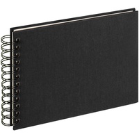 Walther design Fotoalbum schwarz 23 x 17 cm Spiralalbum