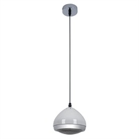Brilliant Hängeleuchte Wohnzimmerlampe Pendelleuchte, Retrolampe mit Glasschirm, Pendellampe, Höhenverstellbar,