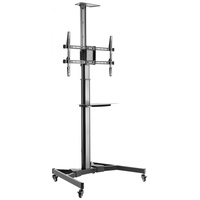 Ricoo TV Ständer Rollbar Höhenverstellbar Universal für 40-75 Zoll,