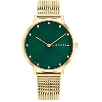 Tommy Hilfiger Pippa 1782668 Analoguhr Stahl grün (OSFA), Lässig,