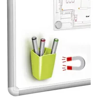 CEP magnetischer Stiftehalter anis-grün Polystyrol 2 Fächer 7,8 x
