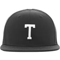 MSTRDS T Letter Snapback Cap in Grau, Größe ADJUSTABLE