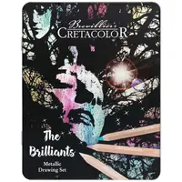 CRETACOLOR The Brilliants Buntstifte 12 St. metallic
