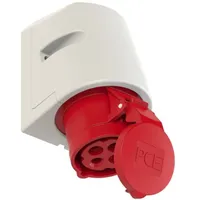 PCE 114-6 CEE-Wandsteckdose 16A 4p 6h IP44