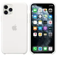 Apple iPhone 11 Pro Silikon Case weiß