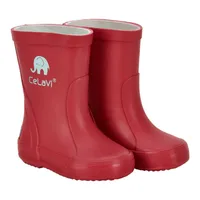 CelaVi Unisex Kinder Basic Wellies Solid Gummistiefel, Rot, 27