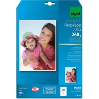 Sigel Inkjet Ultra A4, seidenmatt, 260 g/qm, 20 Blatt