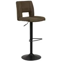 Actona 2er-Set Actona Barhocker Sylvia Stoff Grün Olive