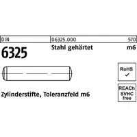 Industrial Quality Supplies DIN 6325 Zylinderstifte Stahl 12 m6