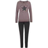 Buffalo Damen Pyjama mauve-schwarz Gr.44/46