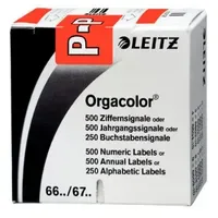 Leitz Buchstabensignal P 250 St. Rot