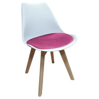 Hti-Living HTI-Living, Stühle, Stuhl Atlanta Weiss, Velvet Pink -