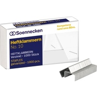 SOENNECKEN Heftklammern 3495 Nr.10 verzinkt 1.000 St./Pack.