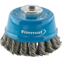 FORMAT Topfbürste Stahl M14 gezopft 65x0,5mm
