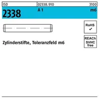 Industrial Quality Supplies ISO 2338 Zylinderstifte 1.4305 12 m6