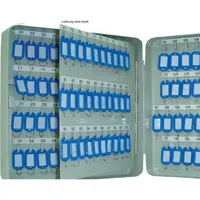 Q-Connect Schlüsselkasten Pearl 140 Haken grau