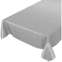 ANRO Wachstuchtischdecke Wachstuch Wachstischdecke Tischdecke Wachstuchdecke Grau Leinenoptik 100x140cm