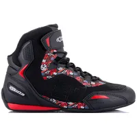 Alpinestars FQ20 Faster-3 Rideknit, Schuhe - Schwarz/Hellrot - 11