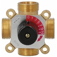 Evenes 3-Wege-Messing-Mischer Easyflow Typ für Heizung - DN25 -