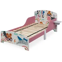 Relaxdays Kinderbett, HBT 60 x 94 x 143 cm,