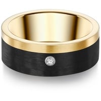 Trilani Ring Edelstahl Zirkonia in Gelbgold 62 Damen