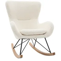 Miliboo Schaukelstuhl ESKUA Bouclé 0 x 0 x 0