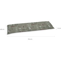 GO-DE Bank-Auflage 2-Sitzer anthrazit 115 x 45 x 6