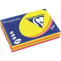 Clairefontaine Kopierpapier 1705SC A4 80g neon sort. 500Bl.