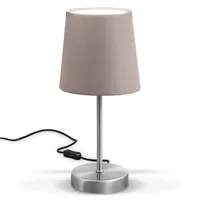 B.K.Licht Tischleuchte Taupe
