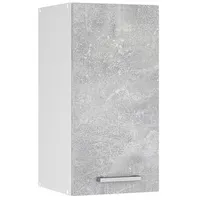 Vicco Hängeschrank R-Line hängender Küchenschrank, Beton/Weiß, 40 cm