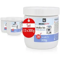 Microactiv® 12x 300 g Entkalker Tabs für Kaffeemaschinen &