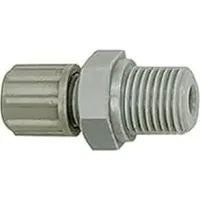 Riegler Gerade Einschraubverschraubung, G 1/8 a., für Schlauch 4/6