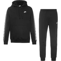 Nike Herren Sportanzug M NK CLUB FLEECE' - Schwarz,Weiß