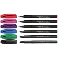 Schneider Topliner 967 Fineliner (Strichstärke 0,4 mm) 6er Etui